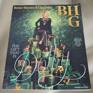 Dolly Parton Better Homes & Gardens Dec 2022 Christmas Holiday Issue Like New